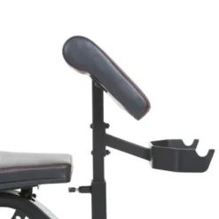 Banc de musculation avec réglages multiples et supports pour options - Capacité de charge 450 kg