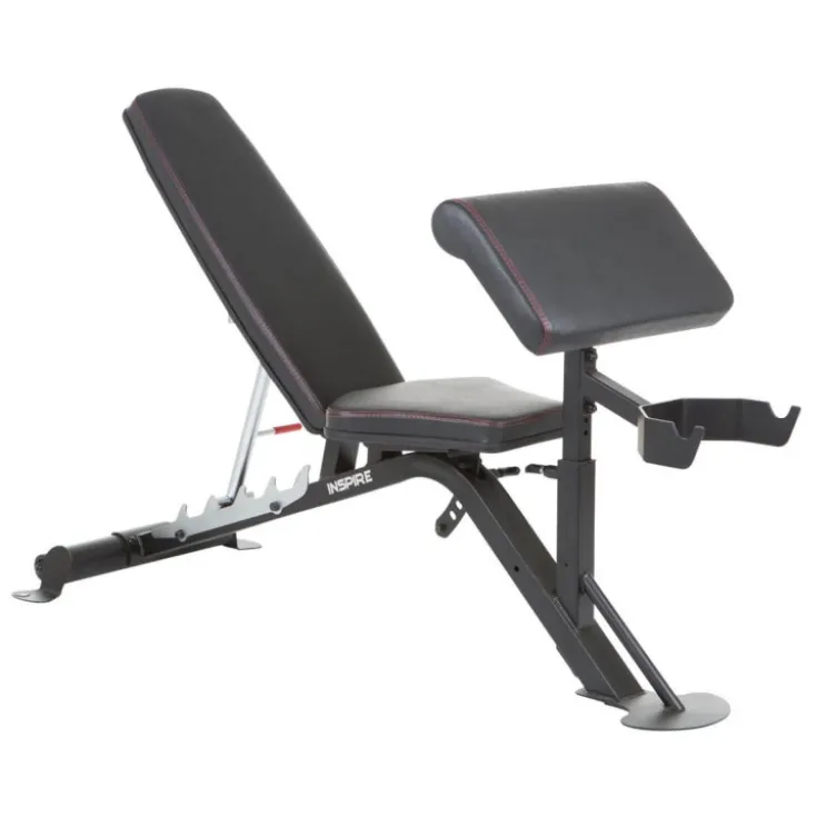 Banc de musculation avec réglages multiples et supports pour options - Capacité de charge 450 kg