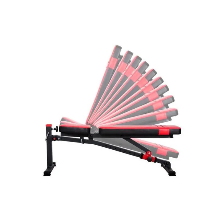 Banc de musculation avec support à options pour entraînements à domicile