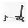 Banc de musculation avec support pour options avant et arrière - Sellerie ergonomique en polyuréthane avec capacité de 500 kg