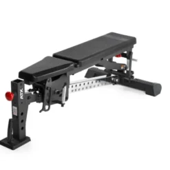 Banc de musculation avec support pour options avant et arrière - Sellerie ergonomique en polyuréthane avec capacité de 500 kg