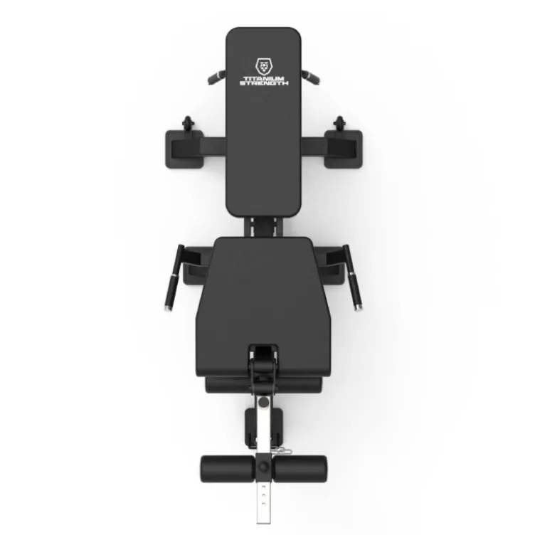 Banc de musculation combiné leg curl et leg extension 150X Titanium Strength à capacité de charge 150 kg