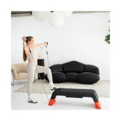 Banc de musculation combiné step avec compartiment de rangement – Capacité max 180 kg