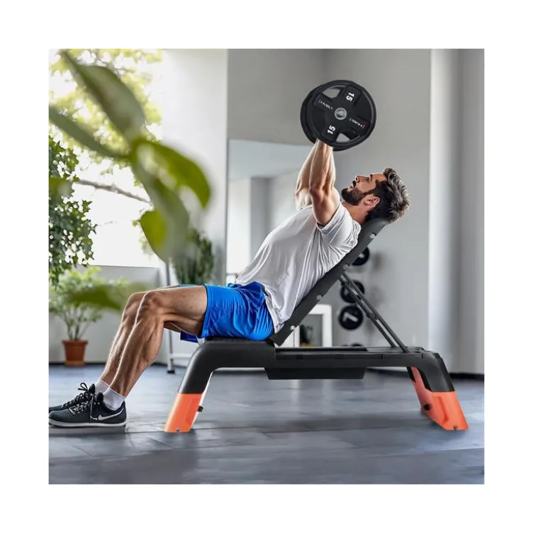 Banc de musculation combiné step avec compartiment de rangement – Capacité max 180 kg