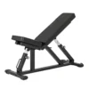 Banc de musculation compact avec dossier et siège réglable pour entraînement en home gym