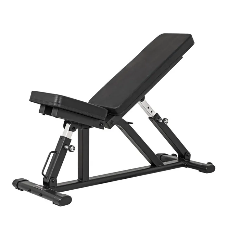 Banc de musculation compact avec dossier et siège réglable pour entraînement en home gym