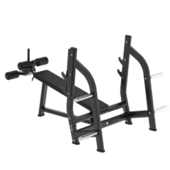 Banc de musculation décliné haut de gamme capacité de charge 200 kg - Black Series Titanium Strength