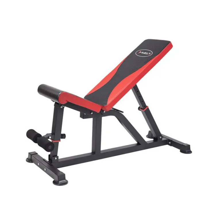 Banc de musculation home gym réglable avec rouleau de blocage pour abdominaux