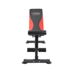 Banc de musculation home gym réglable avec rouleau de blocage pour abdominaux
