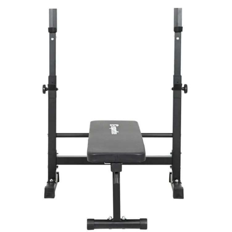 Banc de musculation inclinable avec support d'haltères réglables en hauteur - Haltérophilie