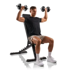 Banc de musculation inclinable et déclinable de -10° à 90° avec capacité de charge de 250 kg pour home gym