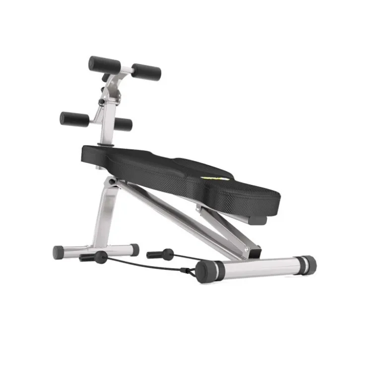 Banc de musculation multifonction avec câble de tirage et système de blocage des pieds - Capacité de 180 kg