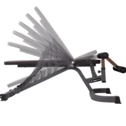 Banc de musculation multi-fonctions réglable combo leg avec roues de déplacement