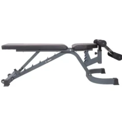 Banc de musculation multi-fonctions réglable combo leg avec roues de déplacement