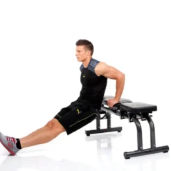 Banc de musculation multifonctions pour exercices aux haltères - Dossier réglable x 5