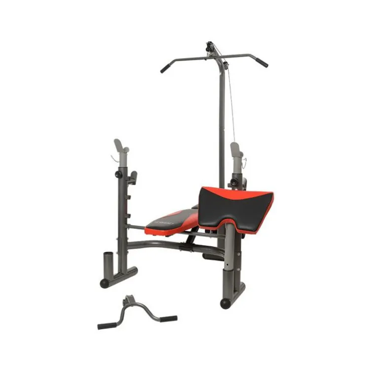 Banc de musculation multifonction home gym avec poulie haute