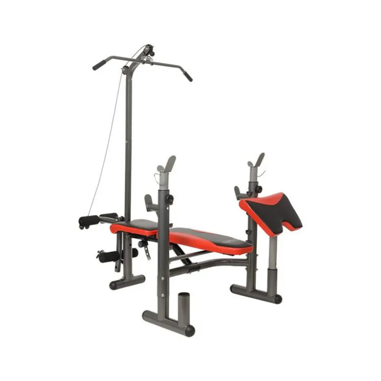 Banc de musculation multifonction home gym avec poulie haute