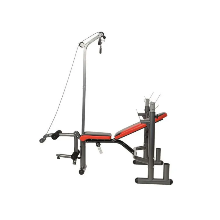 Banc de musculation multifonction home gym avec poulie haute