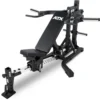 Banc de musculation multifonctions ATX avec bras de leviers 2 x 125 kg ultra complet