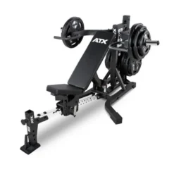 Banc de musculation multifonctions ATX avec bras de leviers 2 x 125 kg ultra complet