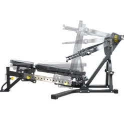Banc de musculation multifonctions ATX avec bras de leviers 2 x 125 kg ultra complet