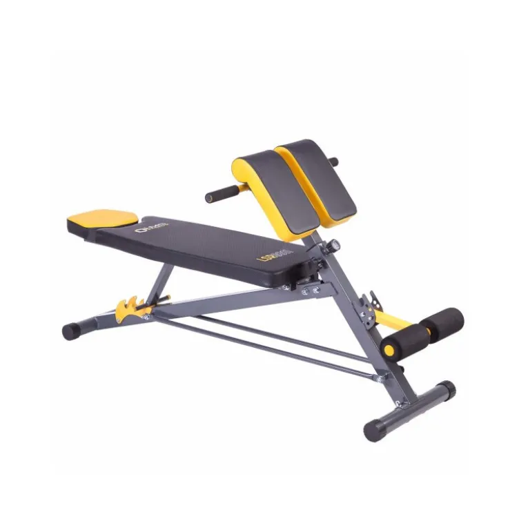 Banc de musculation multi-équipé avec option pupitre à biceps et banc hyperextension - Réglages multiples