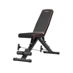 Banc de musculation multi-réglable et pliable avec extenseurs pour home gym