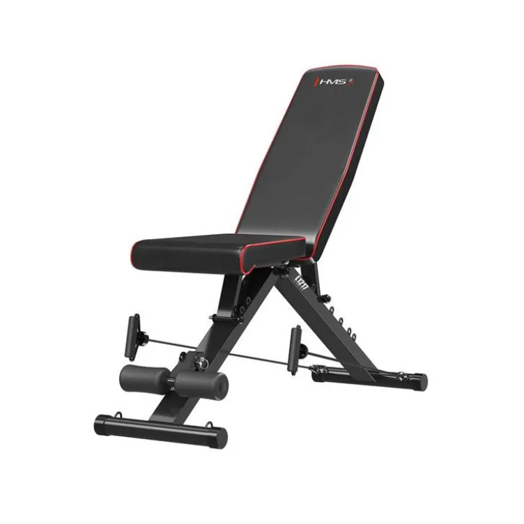 Banc de musculation multi-réglable et pliable avec extenseurs pour home gym