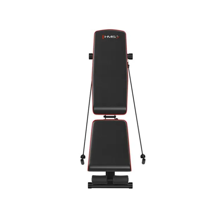 Banc de musculation multi-réglable et pliable avec extenseurs pour home gym