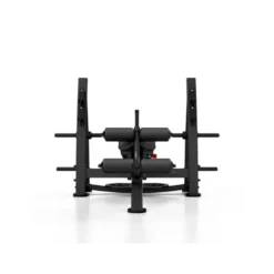 Banc de musculation olympique décliné professionnel réglable ultra robuste avec chandelles