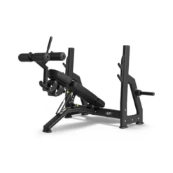 Banc de musculation olympique décliné professionnel réglable ultra robuste avec chandelles