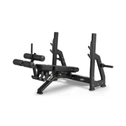 Banc de musculation olympique décliné professionnel réglable ultra robuste avec chandelles