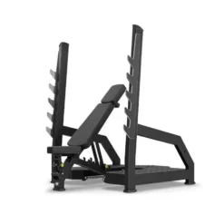 Banc de musculation olympique ajustable avec chandelles développé épaules et pectoraux
