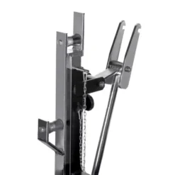 Banc de musculation plat avec plateforme de sécurité pour entraînement du haut du corps