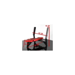 Banc de musculation plat pour exercices de développé couché - Résistance maximale de 800 kg