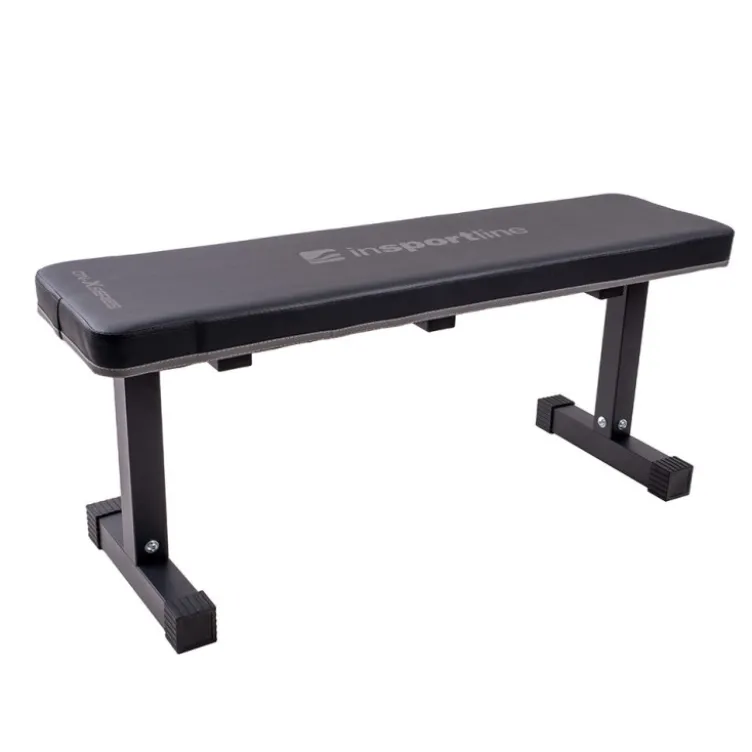 Banc de musculation plat robuste et stable avec pieds antidérapants pour Home-Gym - Capacité 150 kg