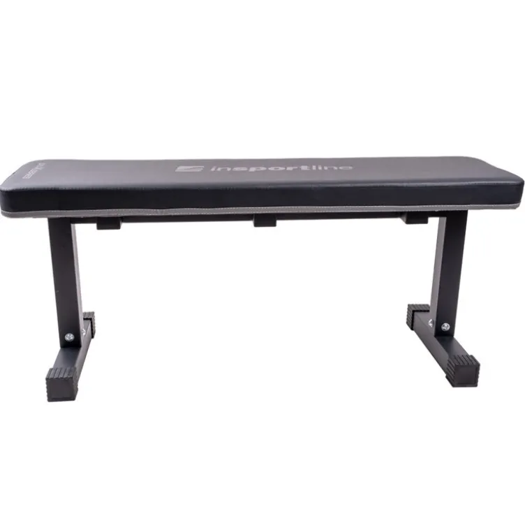Banc de musculation plat robuste et stable avec pieds antidérapants pour Home-Gym - Capacité 150 kg