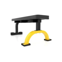 Banc de musculation plat ultra-stable avec capacité de charge 200 kg - Rembourrage confortable