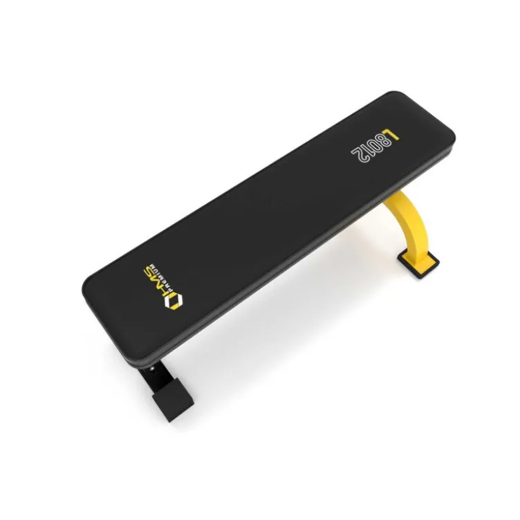 Banc de musculation plat ultra-stable avec capacité de charge 200 kg - Rembourrage confortable