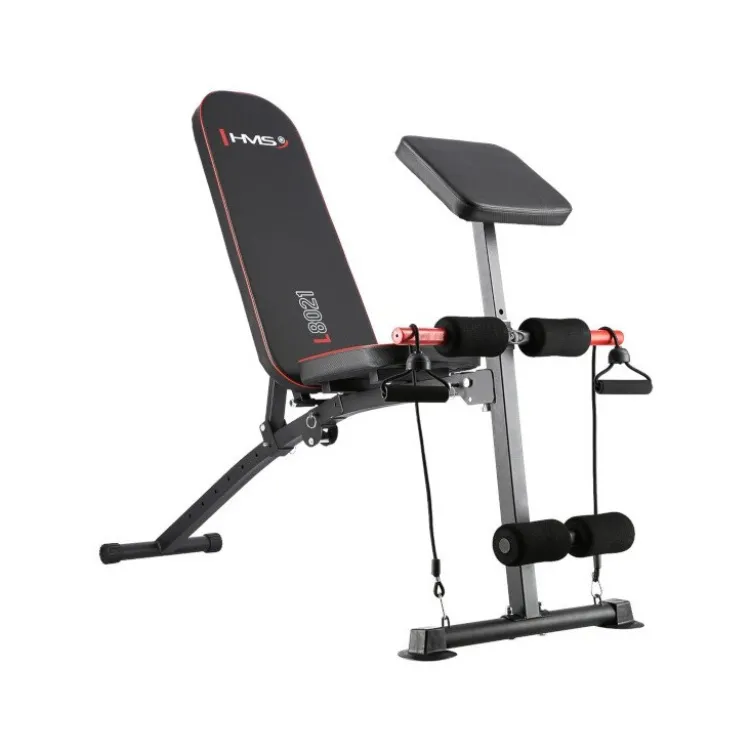 Banc de musculation pliable et ajustable - Entraînement home gym
