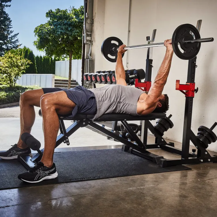 Banc de musculation pliable - inclinable et déclinable - Capacité de charge 200 kg