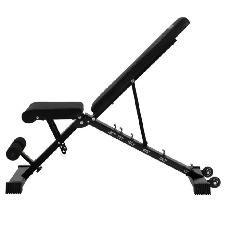 Banc de musculation pliable - inclinable et déclinable - Capacité de charge 200 kg