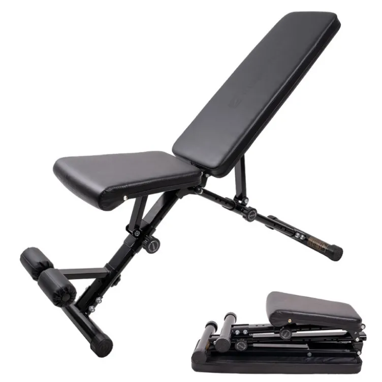 Banc de musculation pour Home-Gym entièrement pliable et réglable - Capacité de charge 220 kg