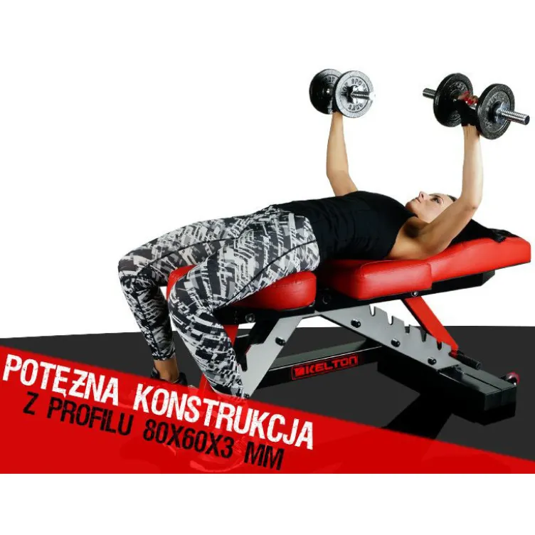 Banc de musculation professionnel avec dossier réglable sur 7 positions - Siège ajustable
