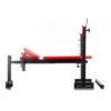 Banc de musculation réglable avec porte-haltères 500 kg