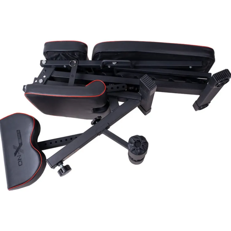 Banc de musculation réglable et pliable avec pupitre à biceps et reposes-pieds pour Home-Gym