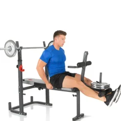 Banc d'entraînement multifonction de musculation pour home gym - Station complète