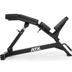 Banc en arc incliné de marque ATX avec dossier réglable et capacité de charge de 400 kg - Réglage lombaire en 4 étapes