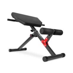 Banc hyperextension compact pour training des muscles du dos et des lombaires