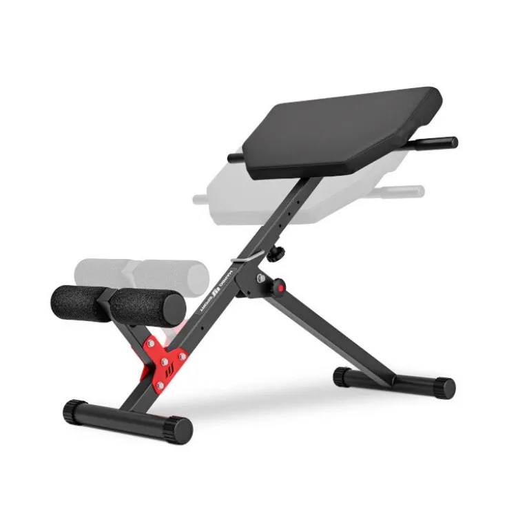 Banc hyperextension compact pour training des muscles du dos et des lombaires